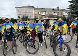 Уманський національний університет – учасник велопробігу на честь загиблих Героїв