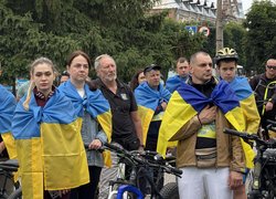Уманський національний університет – учасник велопробігу на честь загиблих Героїв