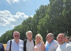 УНУ на відкритті унікального археологічного об’єкту – павільйону трипільських горнів