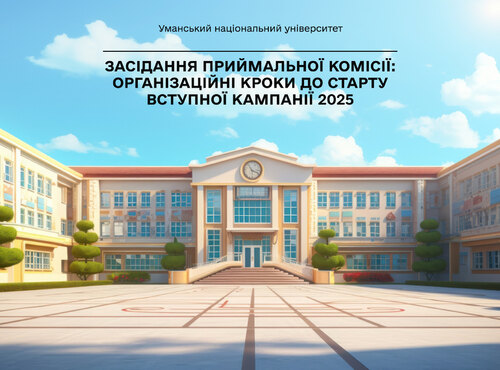 Засідання приймальної комісії: організаційні кроки до старту вступної кампанії 2025