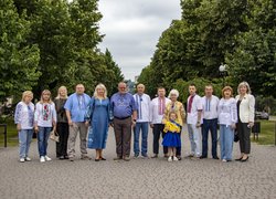 Колектив Уманського національного університету взяв участь у міському віче з нагоди Дня Конституції України