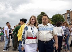Колектив Уманського національного університету взяв участь у міському віче з нагоди Дня Конституції України