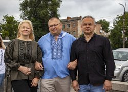 Колектив Уманського національного університету взяв участь у міському віче з нагоди Дня Конституції України