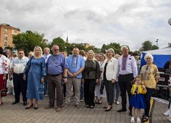 Колектив Уманського національного університету взяв участь у міському віче з нагоди Дня Конституції України