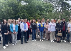 Янголи для янголів: в Уманському НУ вшанували пам’ять загиблих від російської агресії дітей