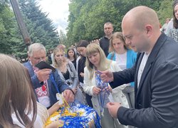 Янголи для янголів: в Уманському НУ вшанували пам’ять загиблих від російської агресії дітей