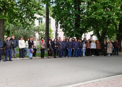 Колектив Уманського національного університету вшанував загиблих у Другій світовій війні 