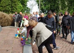 Колектив Уманського національного університету вшанував загиблих у Другій світовій війні 