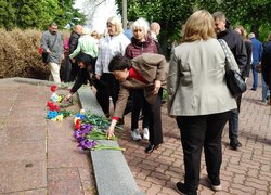 Колектив Уманського національного університету вшанував загиблих у Другій світовій війні 