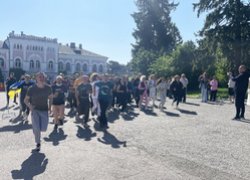 В Уманському національному університеті відбувся благодійний марафон «Біг до перемоги»
