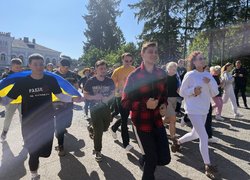 В Уманському національному університеті відбувся благодійний марафон «Біг до перемоги»