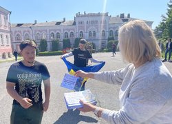 В Уманському національному університеті відбувся благодійний марафон «Біг до перемоги»