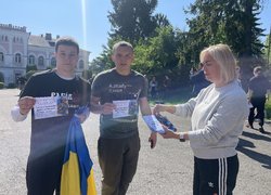 В Уманському національному університеті відбувся благодійний марафон «Біг до перемоги»