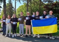В Уманському національному університеті відбувся благодійний марафон «Біг до перемоги»