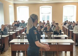 Студентам Уманського НУ розповіли як можна долучитися до лав поліції