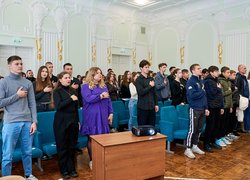 Здобувачі освіти та молоді вчені УНУ долучилися до зустрічі з головою Черкаської ОВА Ігорем Табурцем