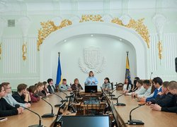 В УНУ відбулася зустріч новообраної ради студентського самоврядування з керівництвом університету