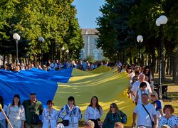 УНУ разом із громадою відзначив 35-річчя Незалежності України