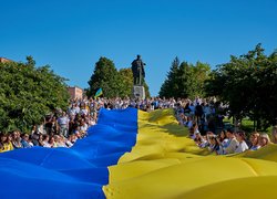 УНУ разом із громадою відзначив 35-річчя Незалежності України