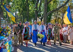 УНУ разом із громадою відзначив 35-річчя Незалежності України