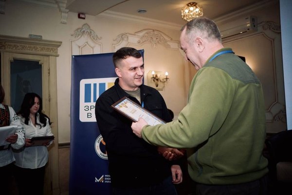 Викладача-стажиста УНУ Сергія Крикуна відзначено Подякою Черкаської обласної військової адміністрації