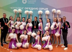 Черлідерки Уманського університету представила Черкащину на всеукраїнському етапі «Пліч-о-пліч»