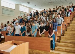 «Іншого життя, окрім війни, не існує»: в УНУ відбулася зустріч із військовослужбовцем, колегою, випускником