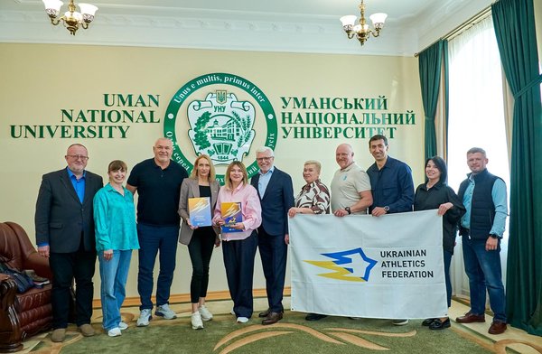 Уманський університет підписав меморандум про співпрацю з Федерацією легкої атлетики України