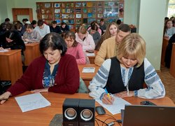 Уманський університет долучився до Всеукраїнського радіодиктанту національної єдності – 2026
