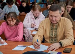 Уманський університет долучився до Всеукраїнського радіодиктанту національної єдності – 2026