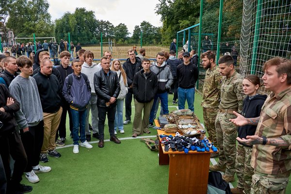Вишкіл: здобувачі освіти УНУ опановували навички, важливі для безпеки та стійкості