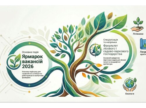 ЯРМАРОК ВАКАНСІЙ НА ФАКУЛЬТЕТІ ЛІСОВОГО І САДОВО-ПАРКОВОГО ГОСПОДАРСТВА