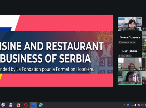 Міжкультурна комунікація у сфері гостинності: участь у міжнародному вебінарі «Кухня та ресторанний бізнес Сербії»