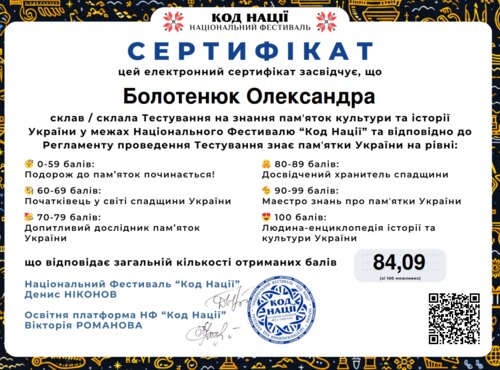 Майбутні фахівці з туризму – учасники освітніх ініціатив фестивалю «Код Нації»