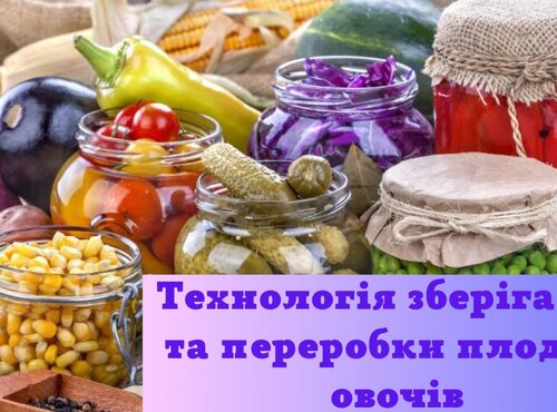 Презентуємо віртуальну книжкову виставку «Зберігання та переробка плодів і овочів»