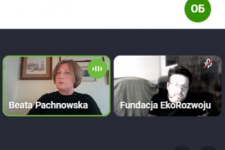 Участь викладачів кафедри екології та безпеки життєдіяльності і студентів-екологів у вебінарі, організованому польськими партнерами