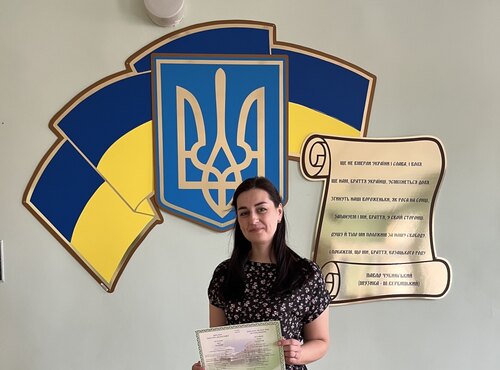 Колектив кафедри екології та безпеки життєдіяльності вітає Залізняк Яну Іванівну з отриманням диплома доктора філософії!