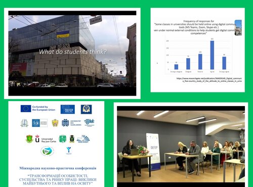 Участь НПП кафедри у науково-практичній конференції Трансформації особистості, суспільства та ринку праці: виклики майбутнього та вплив на освіту»