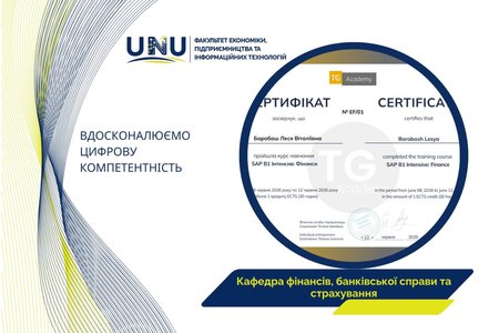 Підвищення професійних компетентностей у сфері цифрових фінансів