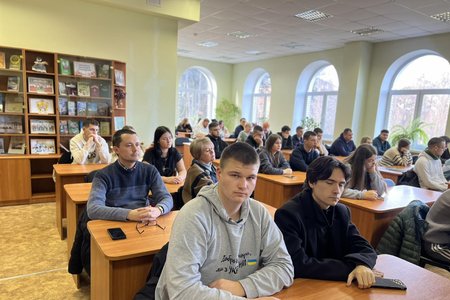 Студенти 13-а групи факультету агрономії відвідали презентацію репринтного видання книги Євгена Чикаленка