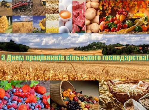 Вітаємо з днем працівників сільського господарства!