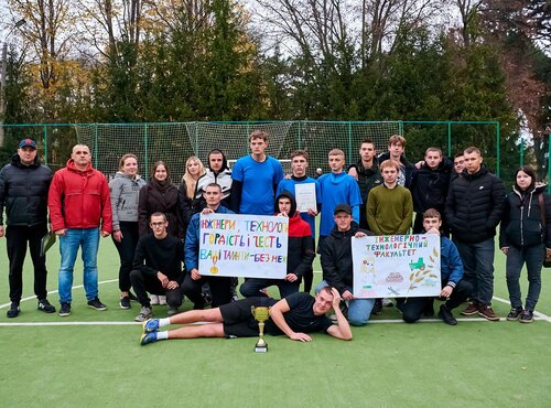Студенти інженерно-технологічного факультету – чемпіони турніру з мініфутболу! 