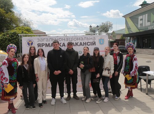 Здобувачі вищої освіти факультету взяли участь у загальноміському Ярмарку вакансій