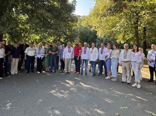 Участь науково-педагогічних працівників та співробітників факультету лісового і садово-паркового господарства УНУ в урочистій церемонії підняття Державного Прапора України
