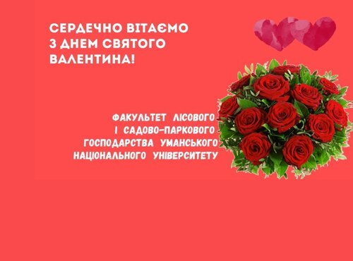 За традицією, щиро та сердечно вітаємо з Днем святого Валентина!