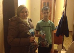 Подарунки дітям, батьки яких знаходяться в зоні АТО
